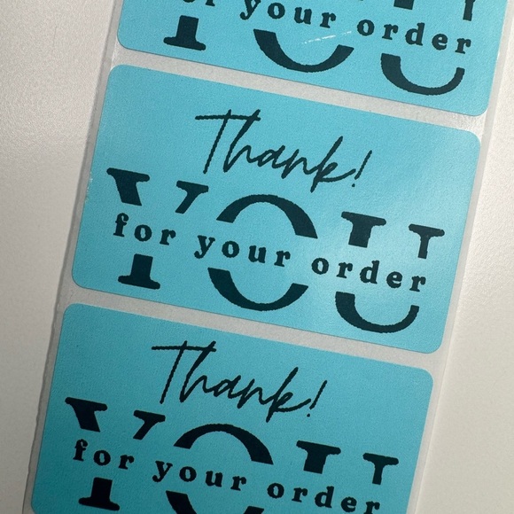 Thank You for your order 2" Stickers labels (100) thankyou sticker - Picture 5 of 10